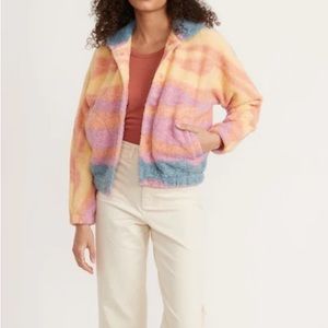 Fleece Snap Jacket in Landscape